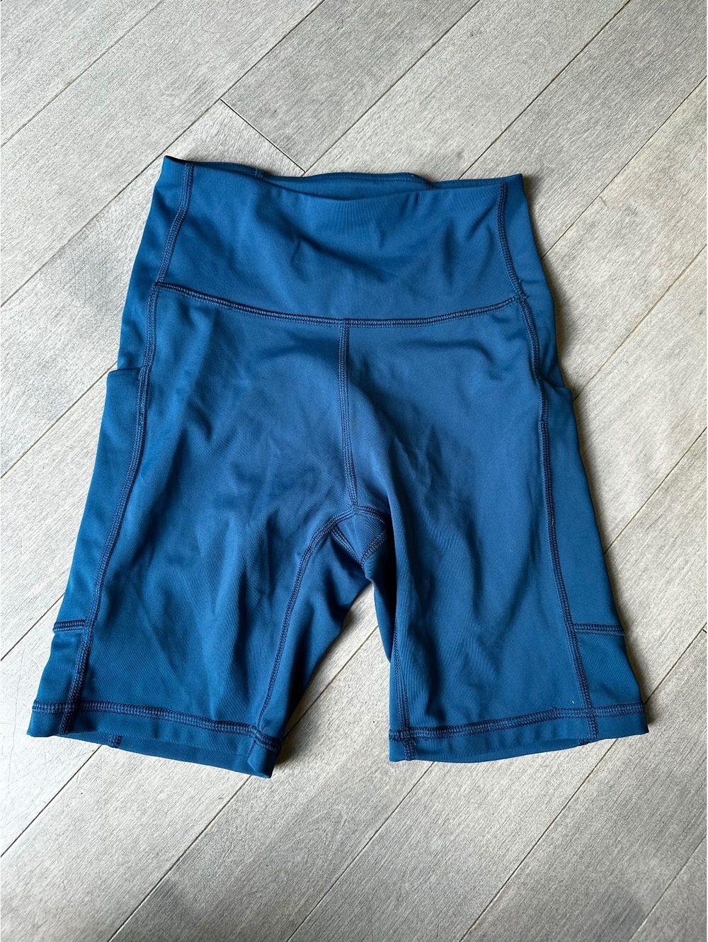 Women’s TEK GEAR Ultrastretch XS Blue Athletic running biking Shorts